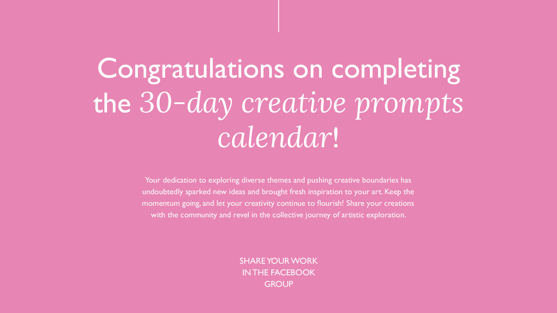 Free 30-Day Creative Prompts Calendar by HIYA CREATIVE Free 30-Day Creative Prompts Calendar by HIYA CREATIVE